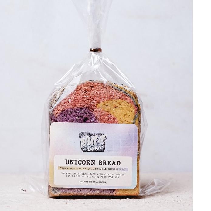 

팝 UNICORN Oat Bread - Roti Tawar Sehat Warna Warni cocok untuk Anak & Keluarga NUDE Bake - MPASI Aman untuk Bayi Terbaik