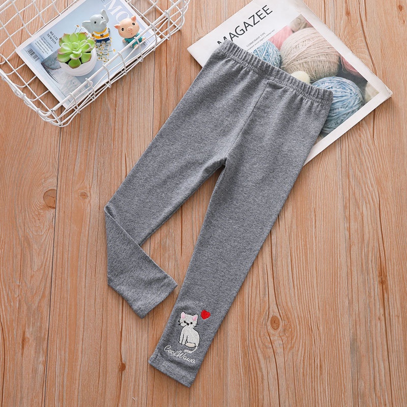 HappyOliver SARANGHAE CAT legging anak perempuan celana panjang import