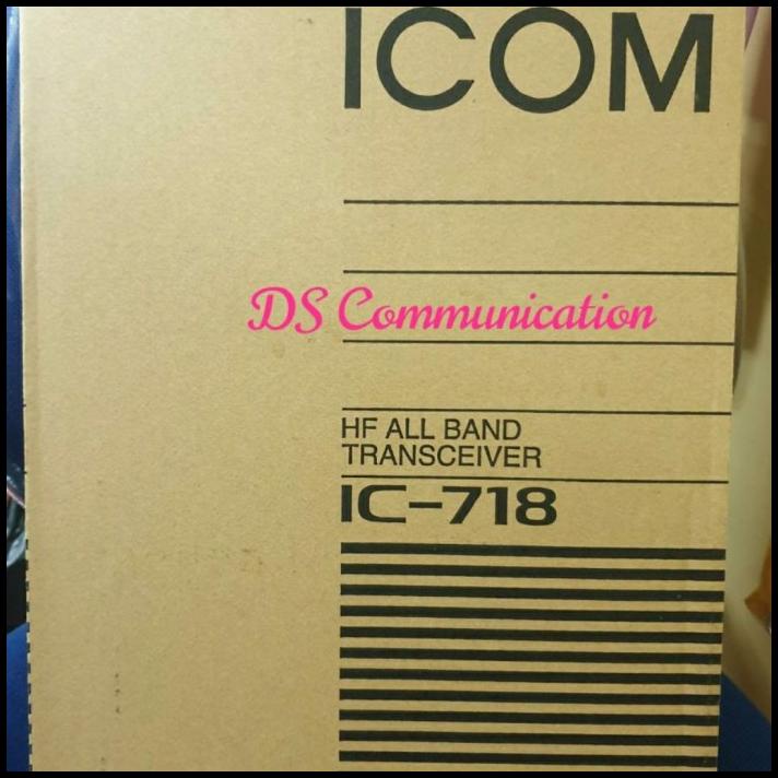 Icom Ic-718 Hf All Band Mic Hm-36 Ori New Garansi Ic718 Hm36 Radio
