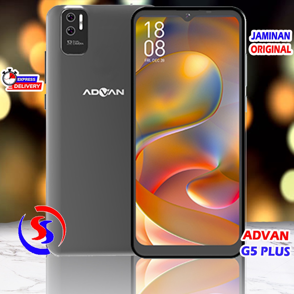 Advan G5 Plus 6.6 HD+ 2.5D Glass 3GB 32GB Octacore 1.6GHz Android 11 Garansi Resmi Bonus Kuota 408 GB