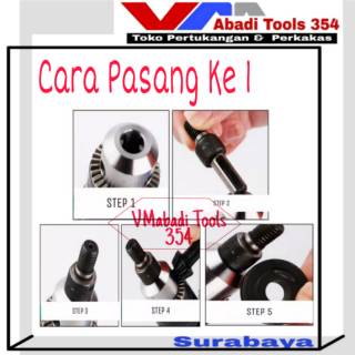 Adaptor mata Gerinda Untuk Mesin Bor 10 Mm Dan 13 Mm /Set