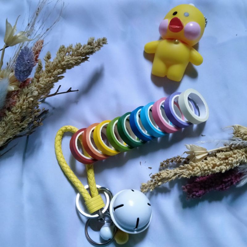 

[ SISA GUDANG ] Washi Tape /Masking Tape /Selotip Deco Bujo Solid Color