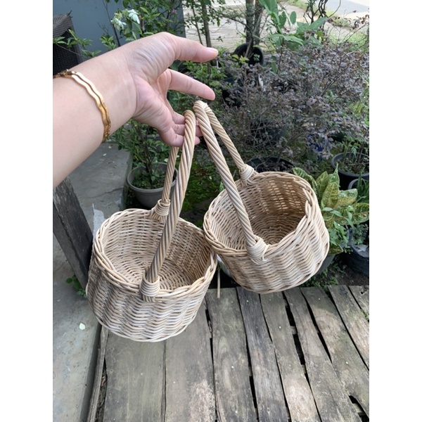 KERANJANG HAMPERS ROTAN / KERANJANG HANTARAN ROTAN/ PRODUK ROTAN