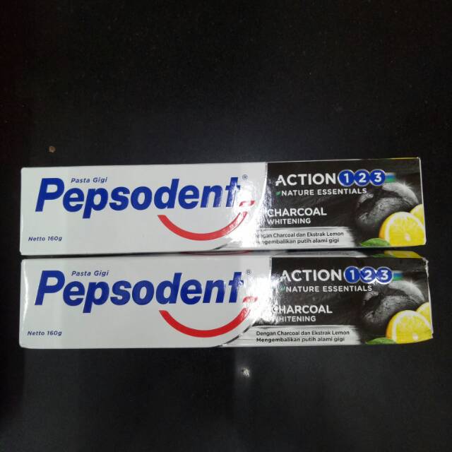 pepsodent charcoal 160g