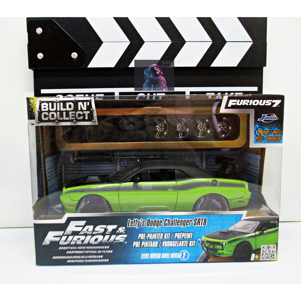 Diecast Jada 1:24 - Fast &amp; Furious 7 Letty's Dodge Challenger SRT8 Model Kit