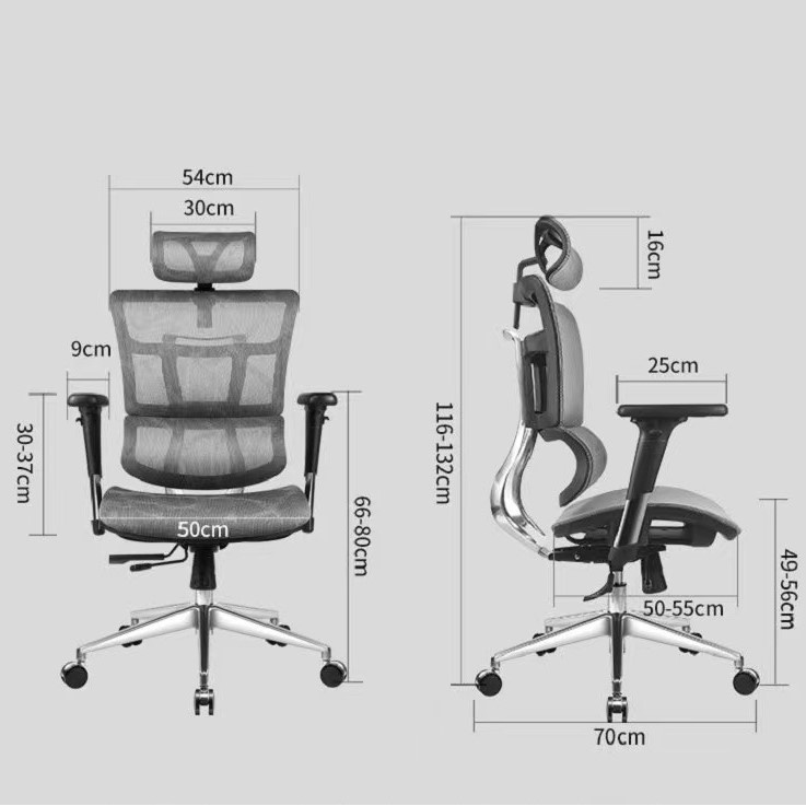 ERGONOMIC MESH OFFICE CHAIR / kursi kantor jaring ergonomik ALLOY X1