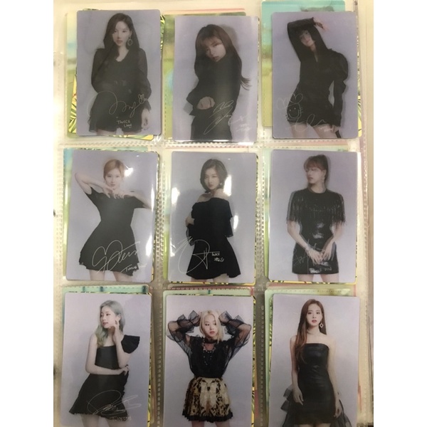 {OFFICIAL} Twice Lenticular set & Photocard set Twicelight tour 2019