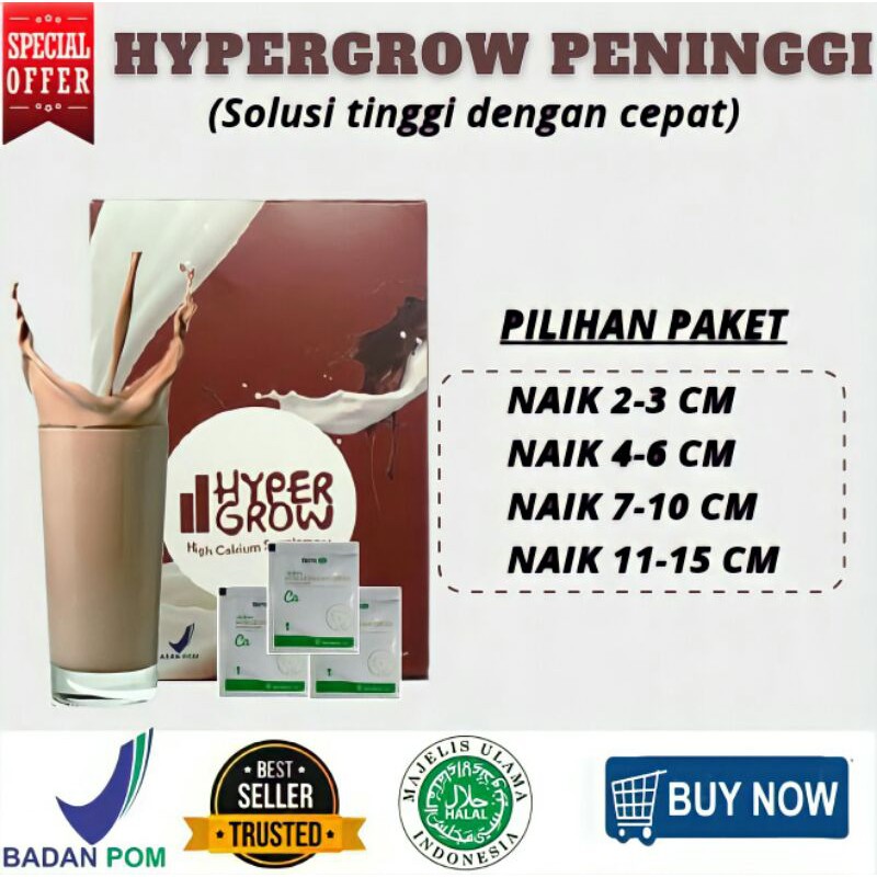 

[BISA COD] HYPERGROW SUSU PENINGGI BADAN ORIGINAL HYPER GROW TERMURAH CALSIUM BEST SELLER