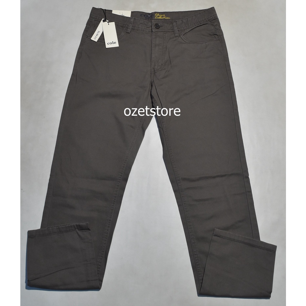 Celana Panjang Pria Jeans COLE Abu SlimFit CSC06 ORIGINAL