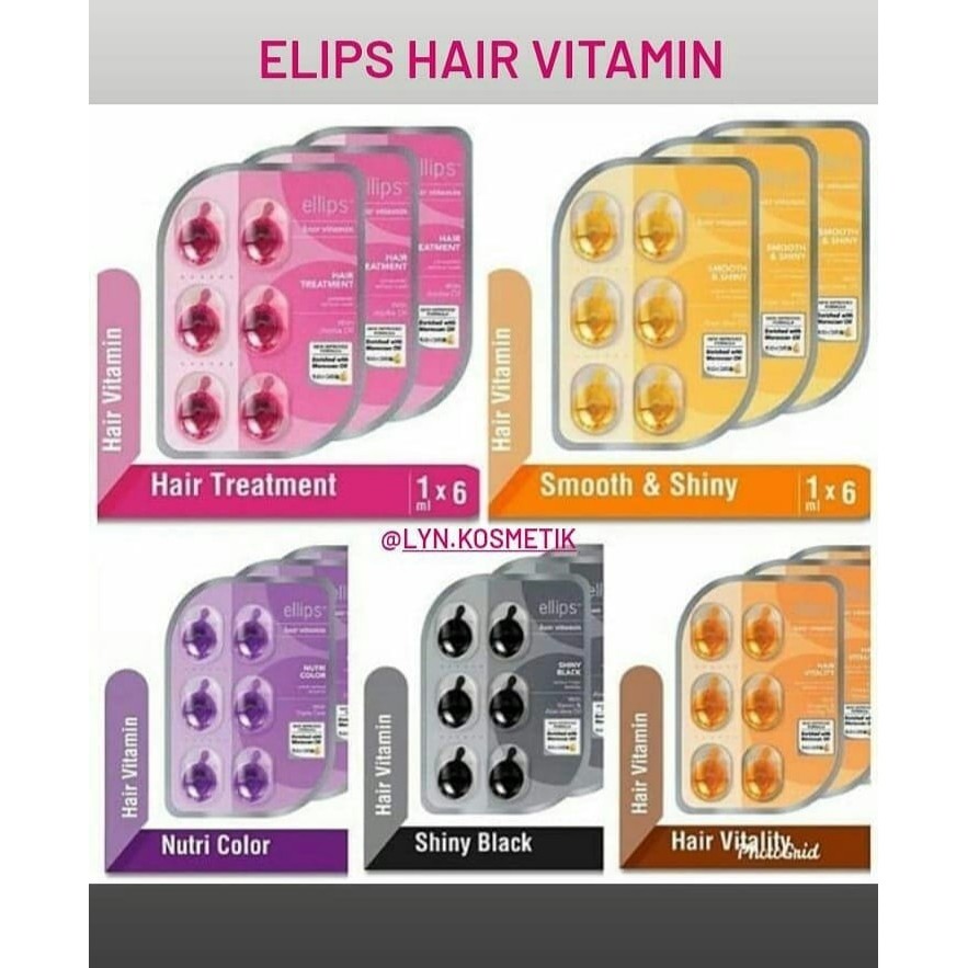 Promo Ellips Hair Vitamin Treatment Rambut Original