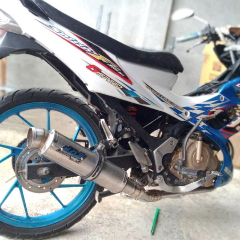 KNALPOT DOS PNP SATRIA FU SUARA NGEBAS PADAT