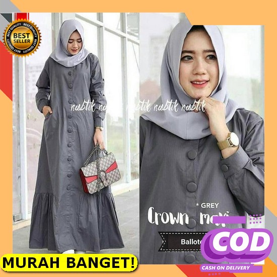 Gamis Remaja Terbaru Lebaran Wanita Kekinian 2022 Murah Gamis Wanita Terbaru Untuk Lebaran 2022 Gami