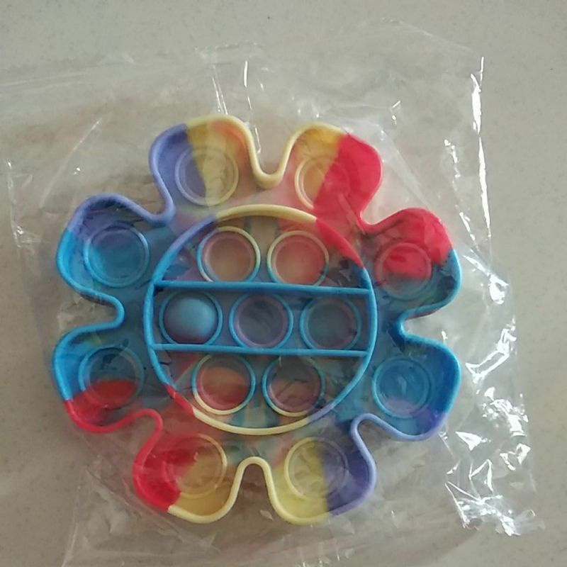 POP IT MAINAN ANAK VIRAL | DIAMETER 11-12 CM-Bentuk bunga