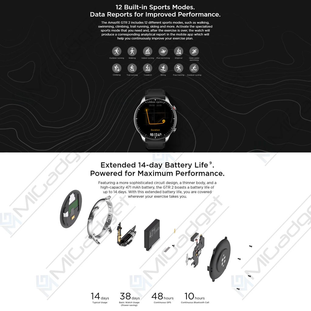 Amazfit GTR 2 GTR2 Smartwatch Garansi Resmi