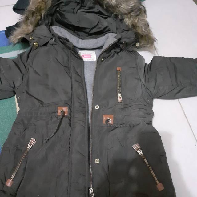 jaket zara winter anak cewek
