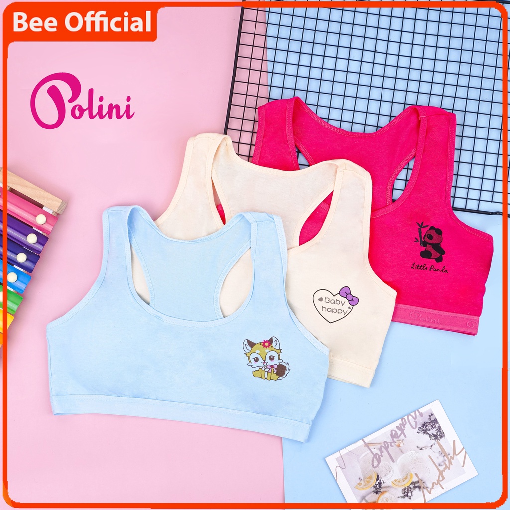 BEE - Miniset Premium Anak SD / SMP Remaja Abg Mini Set Polini Ada Busa bisa lepas pasang