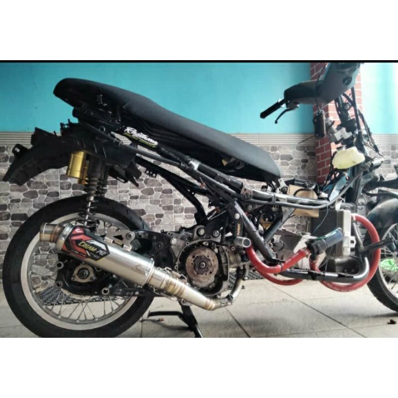 Knalpot Creampie Original Jogja Nmax Old Bulat Stainless original racing jogja