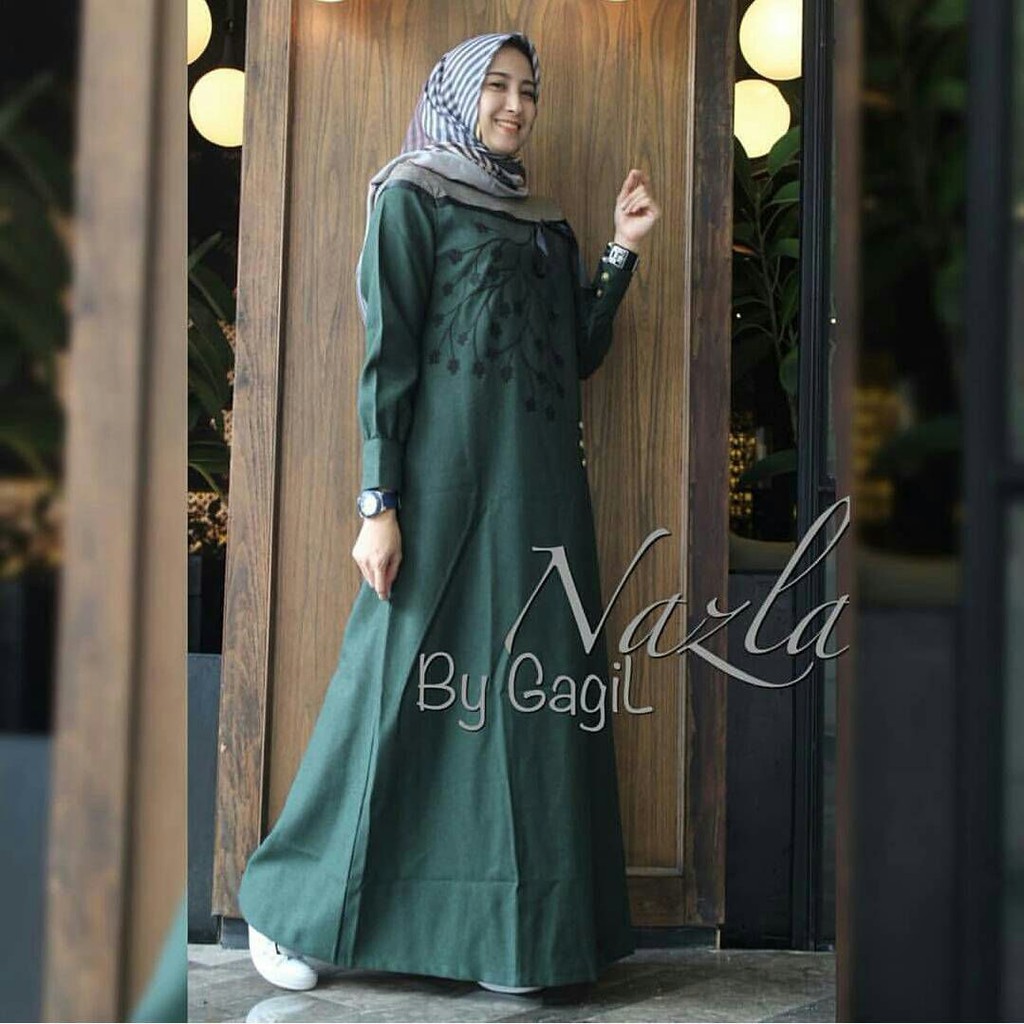 GAMIS SYARI ANNAJAH CAPUCCINO 900GR 110 140 ALLSIZE GAMIS SYARI BUSUI CADAR CREPE HQ POLOS MURAH I.