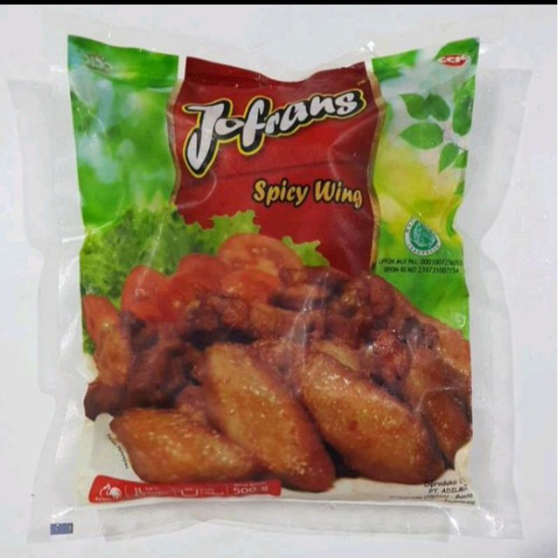 

Jofrans spicy wing 500 gr