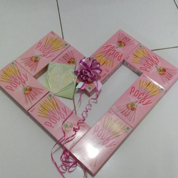 

Premium Product!!! Pocky Bentuk Love Viral Free Kartu Dan Bubble Wrap /Bisa Req Rasa Poky - Paling Diminati