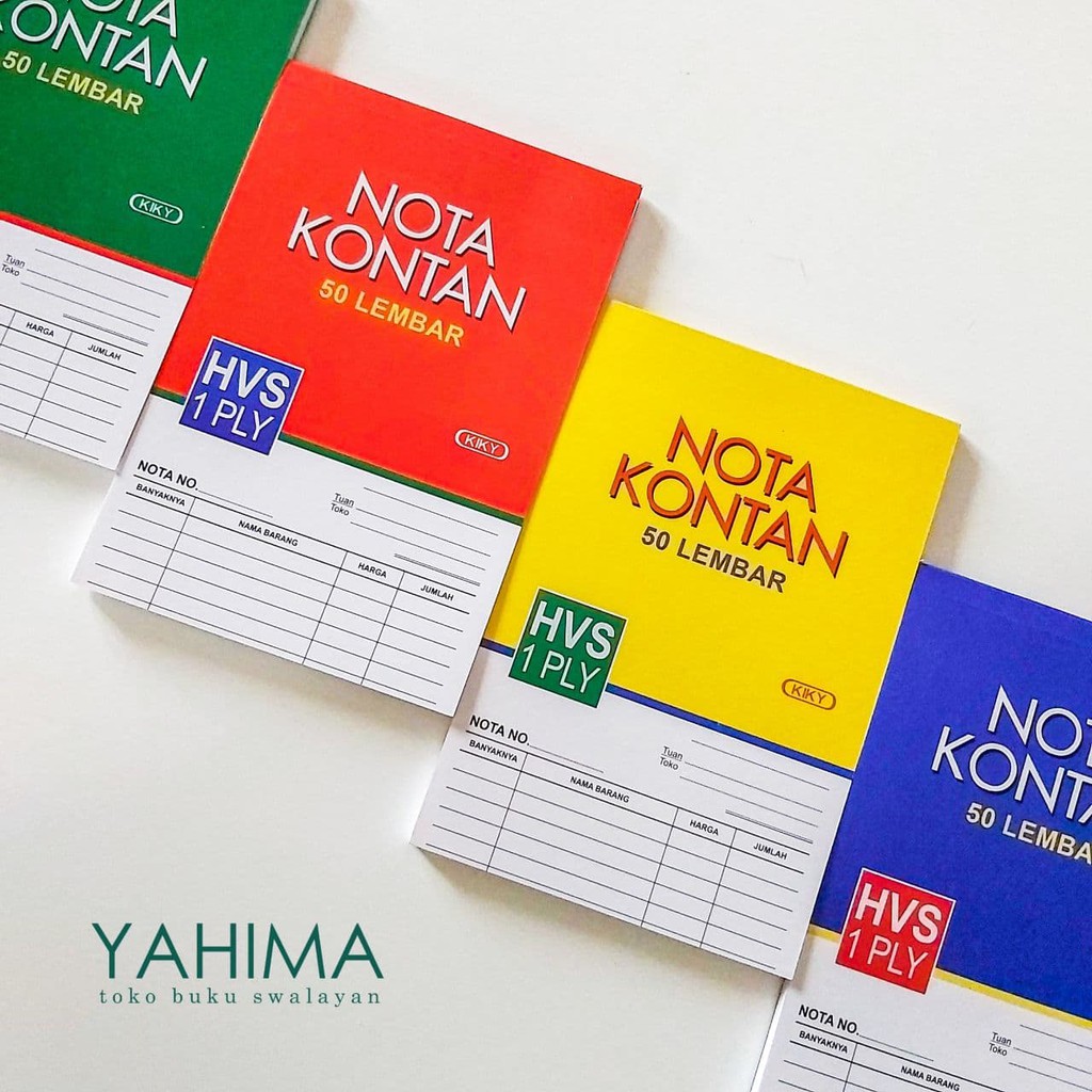 

Nota Kontan KIKY / Nota Kontan / Nota Kontan 1 PLY