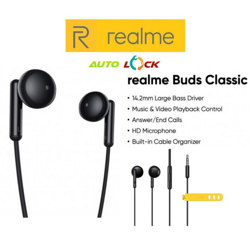 headset realme buds classic / headset realme / wired headset / headset murah /headset