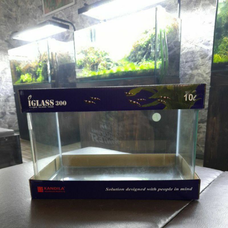 AQUARIUM AQUASCAPE / KANDILA IGLASS 300 30x17x20 CM / 5MM / TERMURAH BERKUALITAS