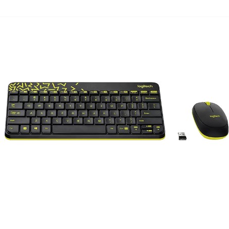 Keyboard Mouse Wireless Combo Logitech MK240 Nano - Putih