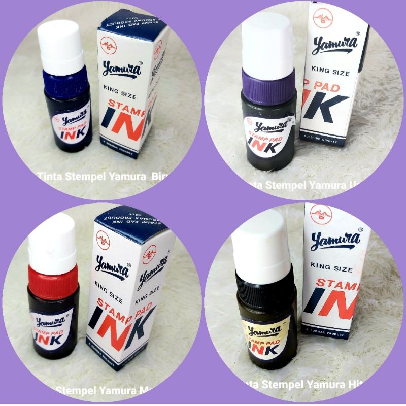 

Tinta Stempel Yamura KingSize Htm/Biru/Ungu/Merah/Hijau