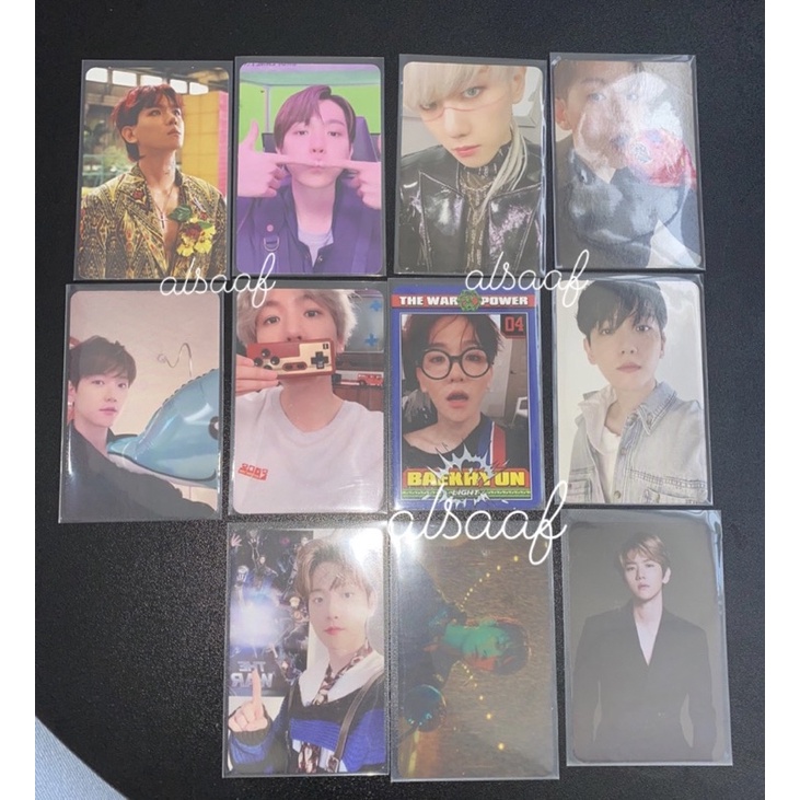 PC BAEKHYUN EXO DELIGHT BAMBI DFTF OBSESSION POWER KOKOBOP CITY LIGHTS
