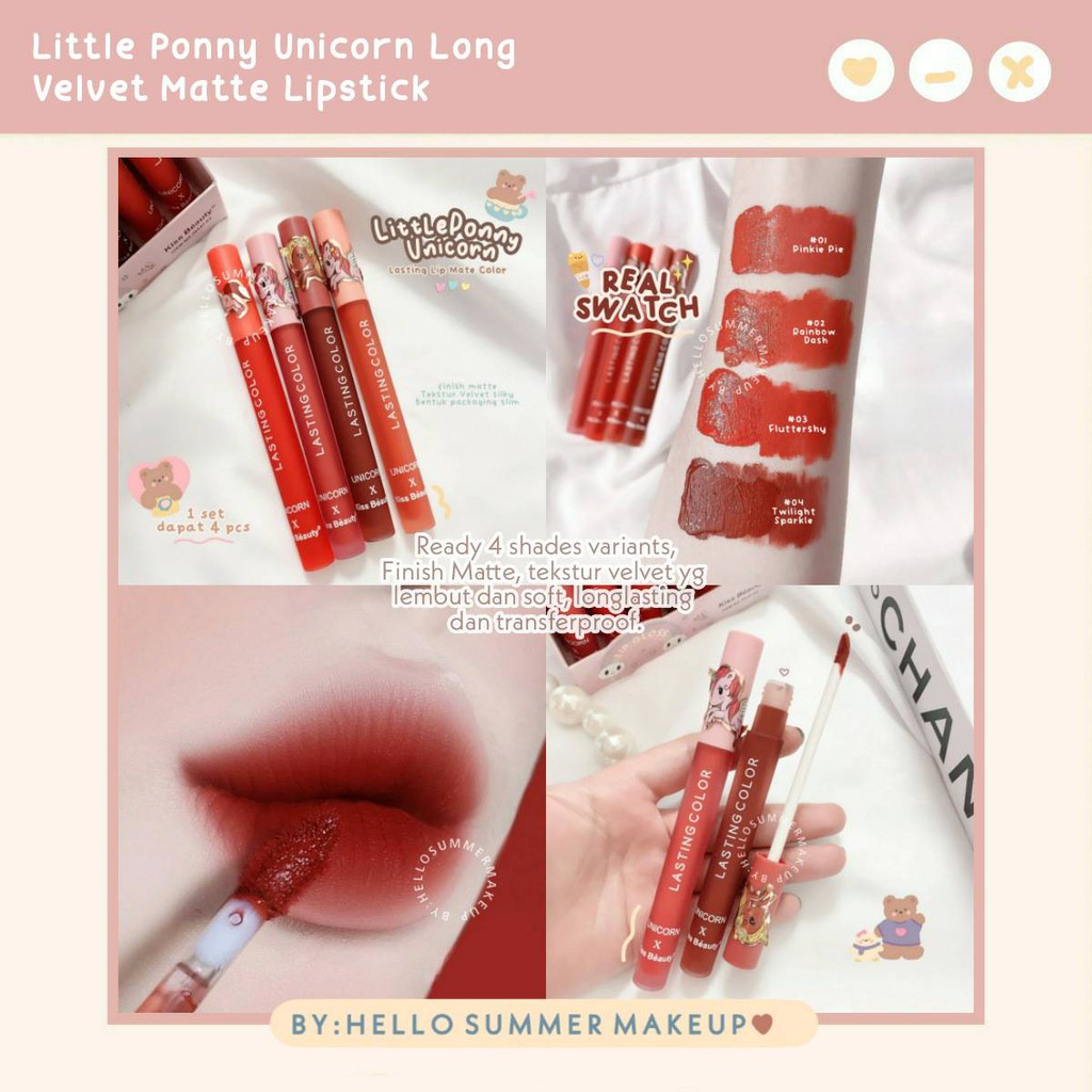 KBEAUTY - Little Ponny Unicorn  Matte Lipstick