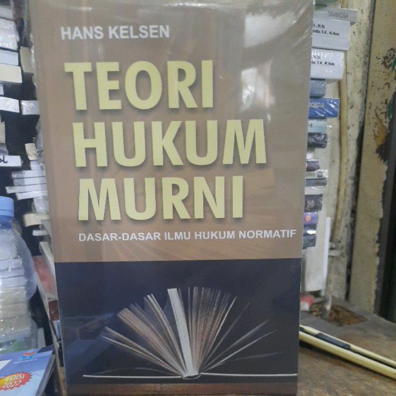 Teori hukum murni hans kelsen.