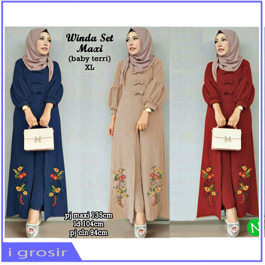 BAJU SEHARI HARI WANITA LENGAN PANJANG BAJU MUSLIM WANITA DEWASA STELAN WANITA MUSLIM KEKINIAN