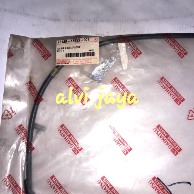 JUAL KABEL GAS HIJET 1000,ZEBRA 1000,ZEBRA VAN 1300 ORI