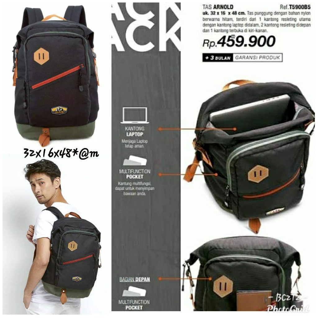 TAS RANSEL BACKPACK PRIA SOPHIE MARTIN KULIAH ARNOLD T5900B5 TAS ALIVE TAS LAPTOP TAS PRIA
