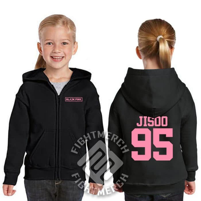 Jaket Hoodie Sweater Anak JISOO 95 KPOP BLACKPINK - Fightmerch