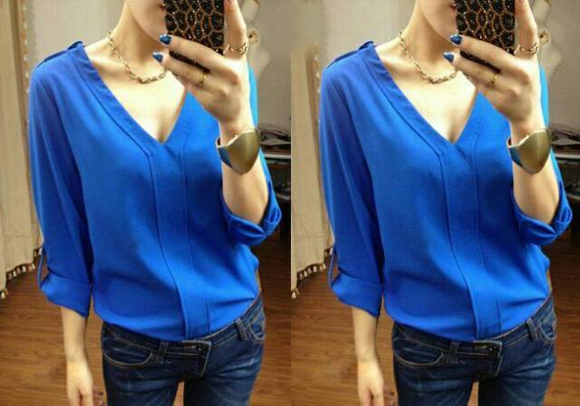 MM ATASAN BLOUSE ZARA / ATASAN WANITA ELEGANT TERBARU (ADA 9 WARNA)