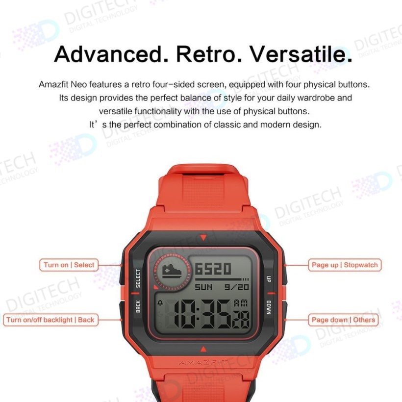 Amazfit Neo Retro Smartwatch Amazfit Neo Sport Mode Waterproof 5ATM Smart Watch-5