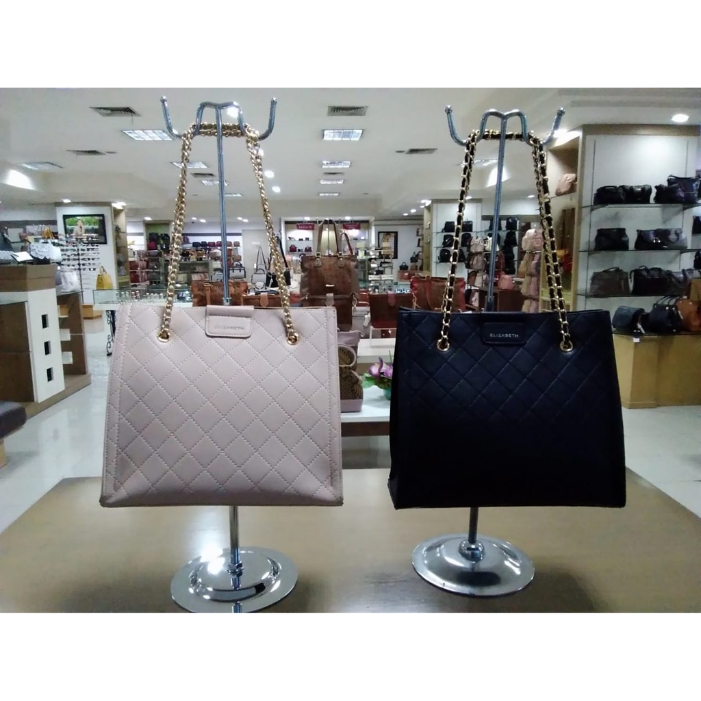 Tas wanita totebag merek elizabeth rantai limited stock harga merakyat