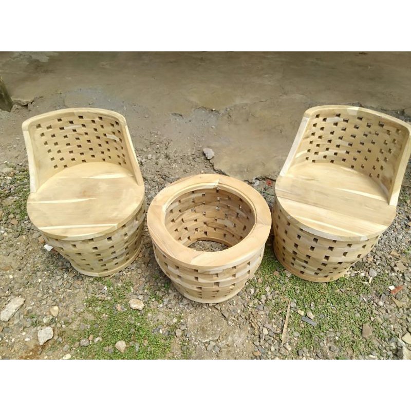 KURSI TERAS/KURSI UNIK/KURSI TERAS BATA MELENGKUNG