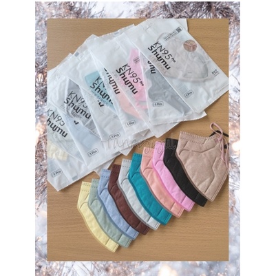 MASKER KN95 PRO SHUMU MASKER N95 SHUMU INDIVIDUAL PACK SUDAH 6PLY 1 PACK ISI 10 PCS FREE KONEKTOR HIJAB