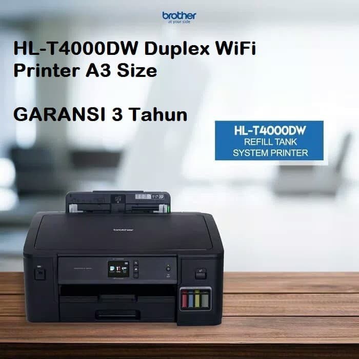 PRINTER BROTHER INKJET T4000DW (A3) PRINT/WIFI/DUPLEX