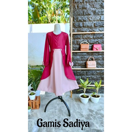 GAMIS SADIYA COUPLE KOKO ZUHRI /GAMIS COUPLE KOKO /SERAGAM KELUARGA /GAMIS TOYOBO IBU DAN ANAK/ GAMIS LEBARAN MURAH TERBARU