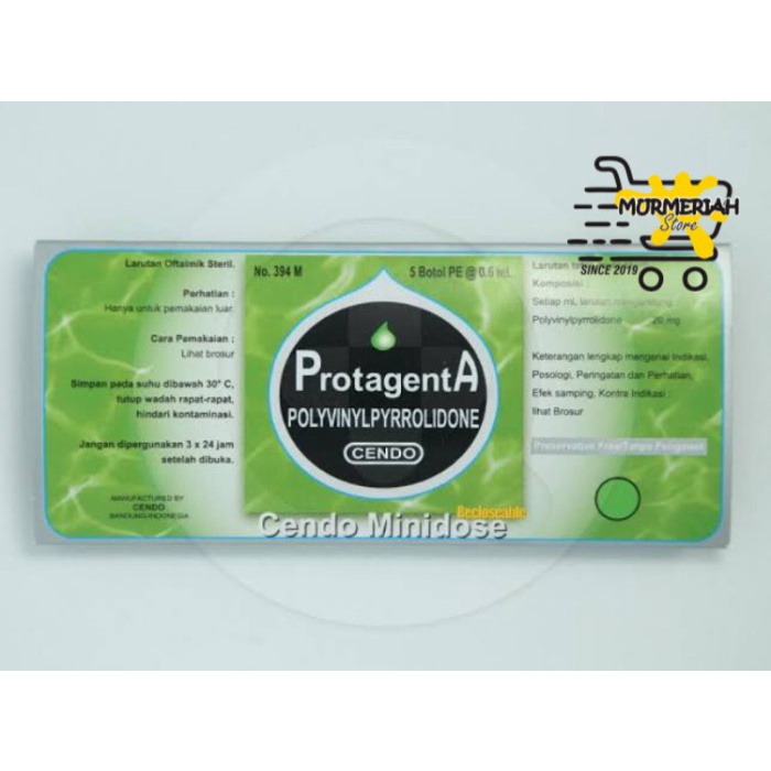 CENDO PROTAGENTA MINIDOSE pak isi 5 botol @0,6 ml - Obat Tetes Mata