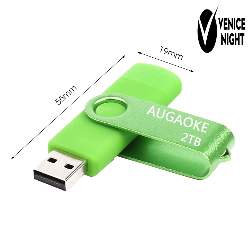 (SF) Augaoke Flashdisk USB 3.0 Kapasitas Besar 512GB / 1TB / 2TB Untuk Komputer