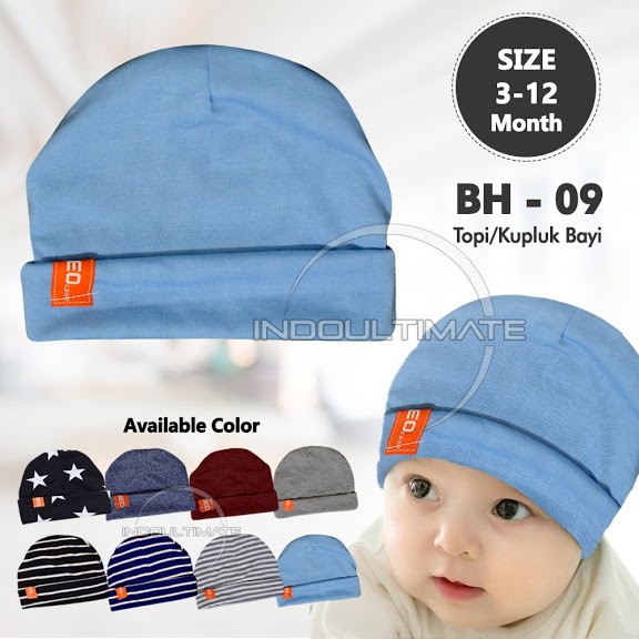 BH-09 Topi Bayi / Topi anak Casual / Baby Hat / Topi Anak / Kebutuhan Bayi / Kebutuhan Fashion Anak-1