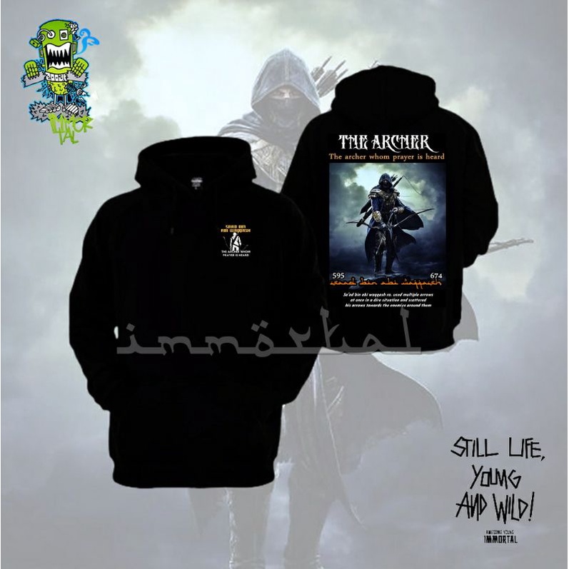 Hoodie dakwah dewasa saad bin abi waqqash