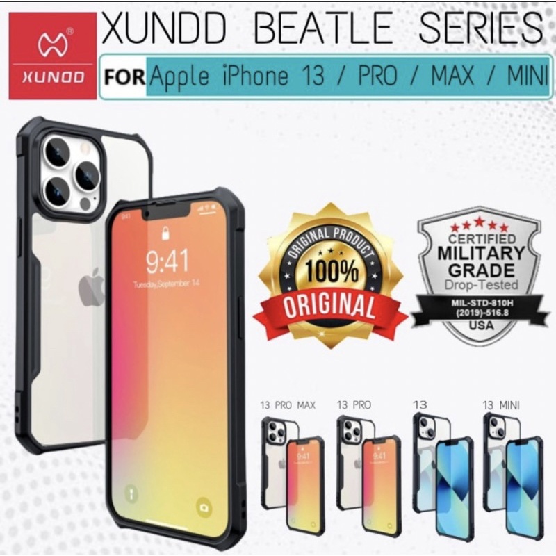 Case Xundd Original Iphone 13 / Iphone 13 Mini / Iphone 13 Pro / Iphone 13 Pro Max Soft Hard Case Hy