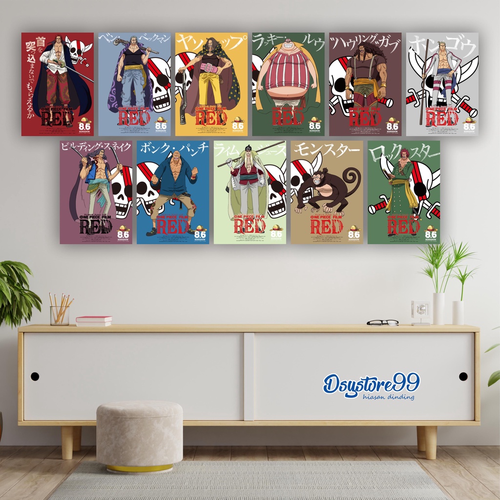 Poster One Piece Akagami Movie Red