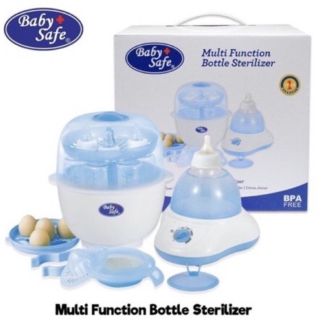 Baby Safe Multi Function Bottle Sterilizer LB309 - Alat steril botol bayi dan perlengkapan bayi 6in1